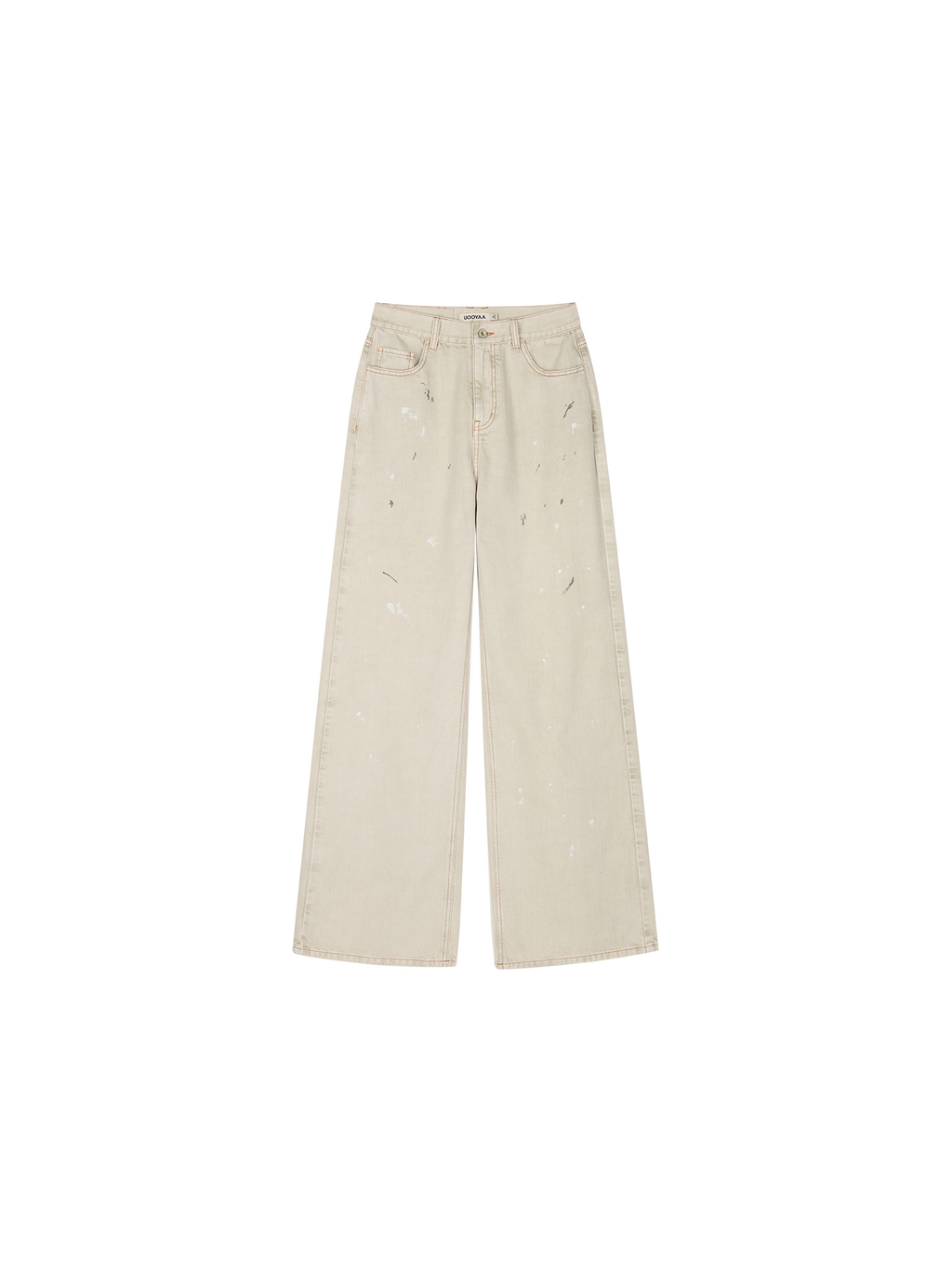Oil painting bow jeans