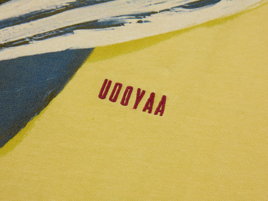 Oil painting sailor collar t-shirt