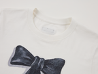 Oil painting bow T shirt