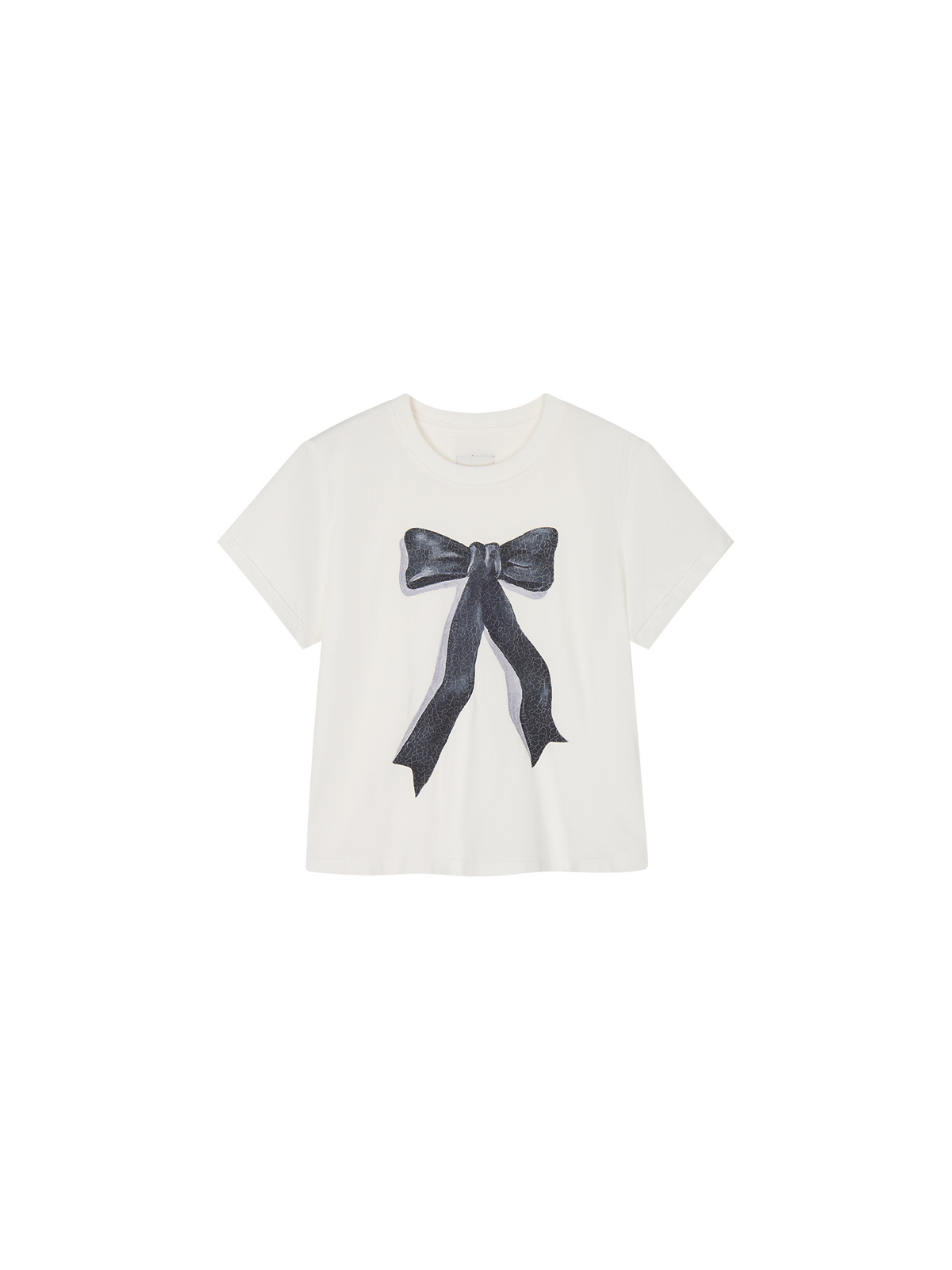 Oil painting bow T shirt