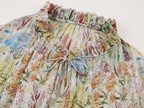 Floral tie waist dress