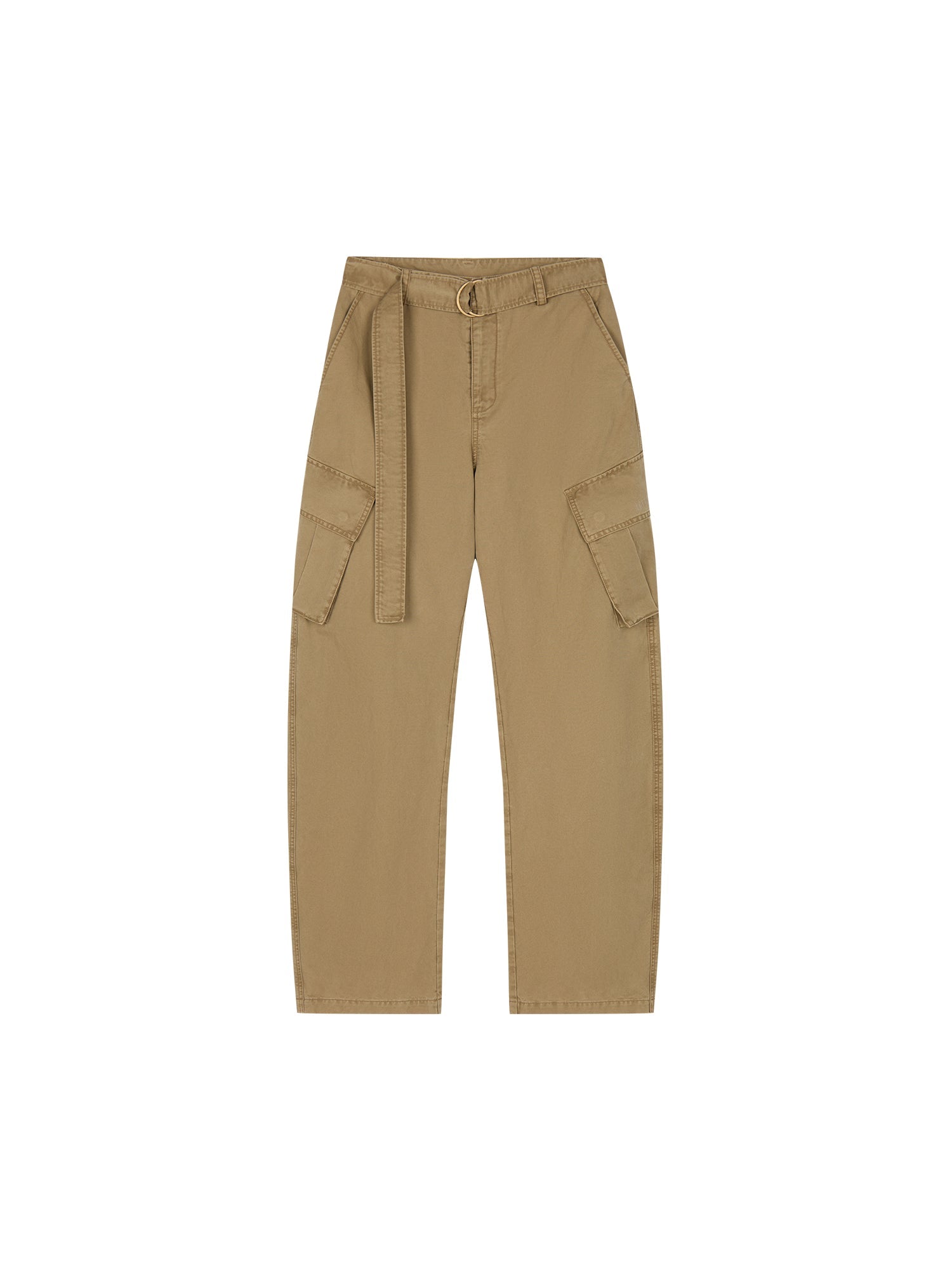 Curved leg cargo pants