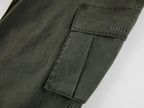 Curved leg cargo pants