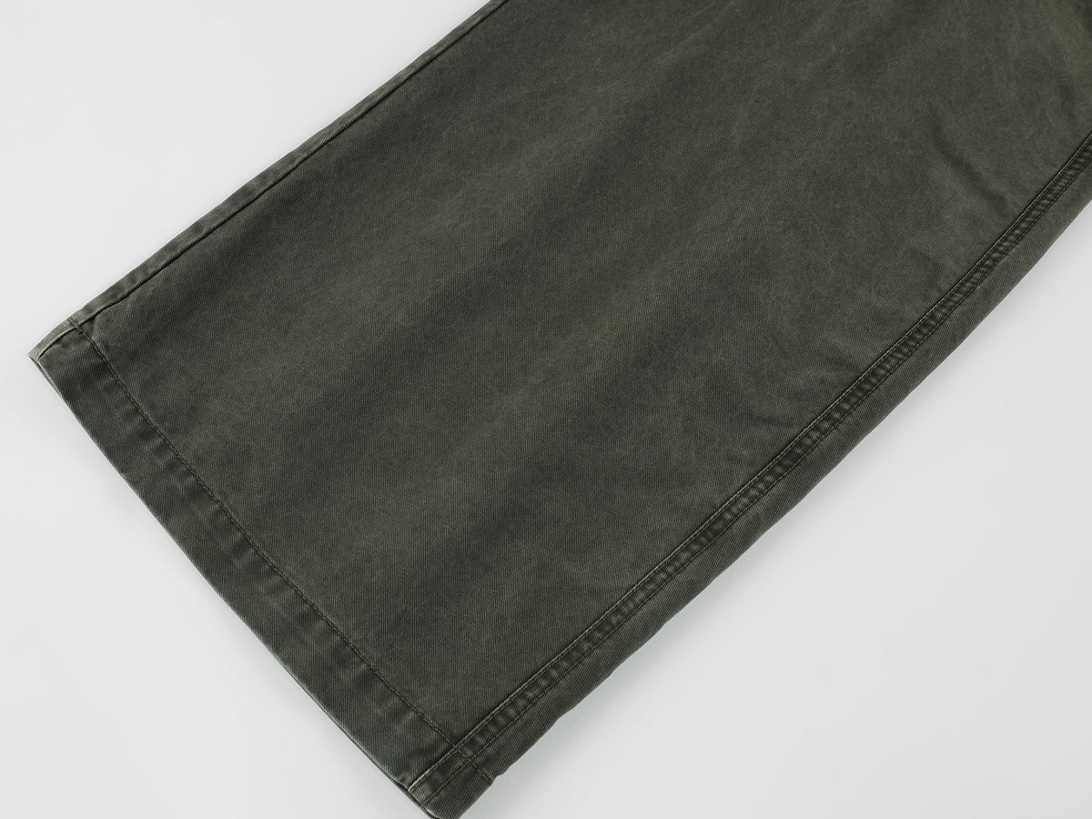 Curved leg cargo pants