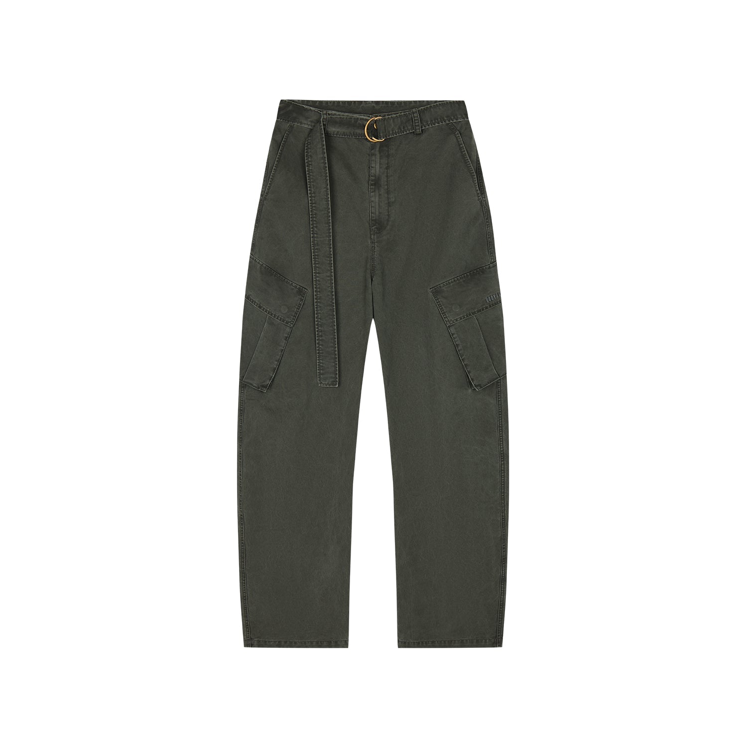Curved leg cargo pants