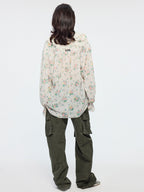 Curved leg cargo pants