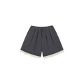 Lace patchwork Bermuda shorts