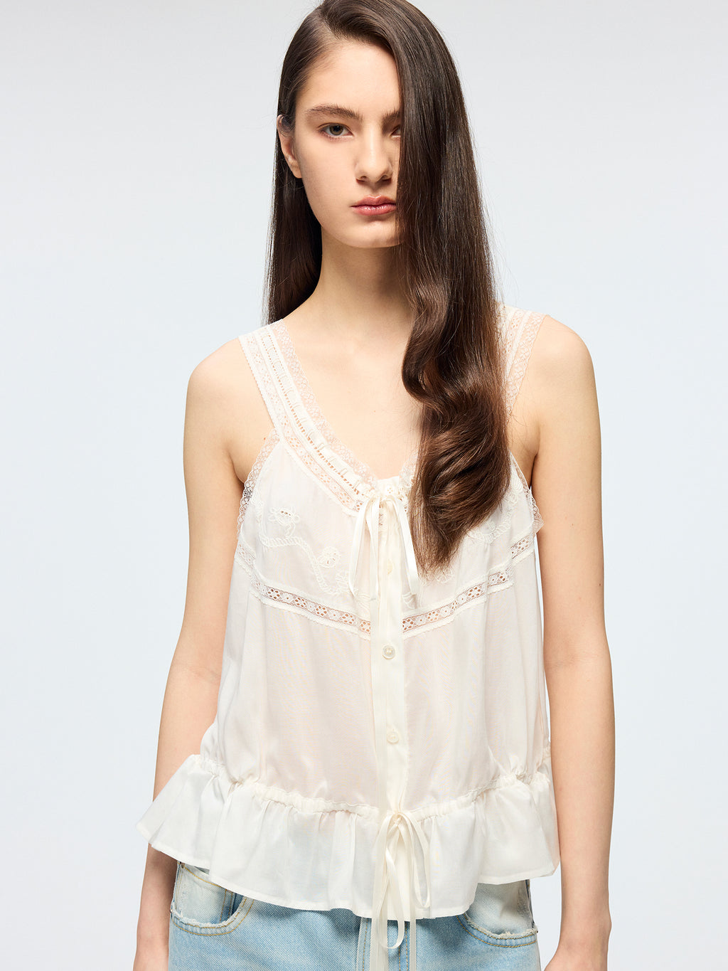 French edwardian lace camisole