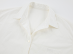 Irregular lace patchwork shirt