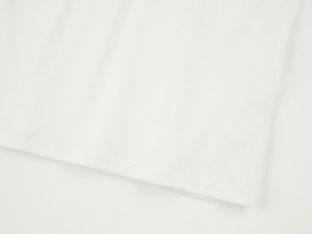 Swan print ringer T-shirt
