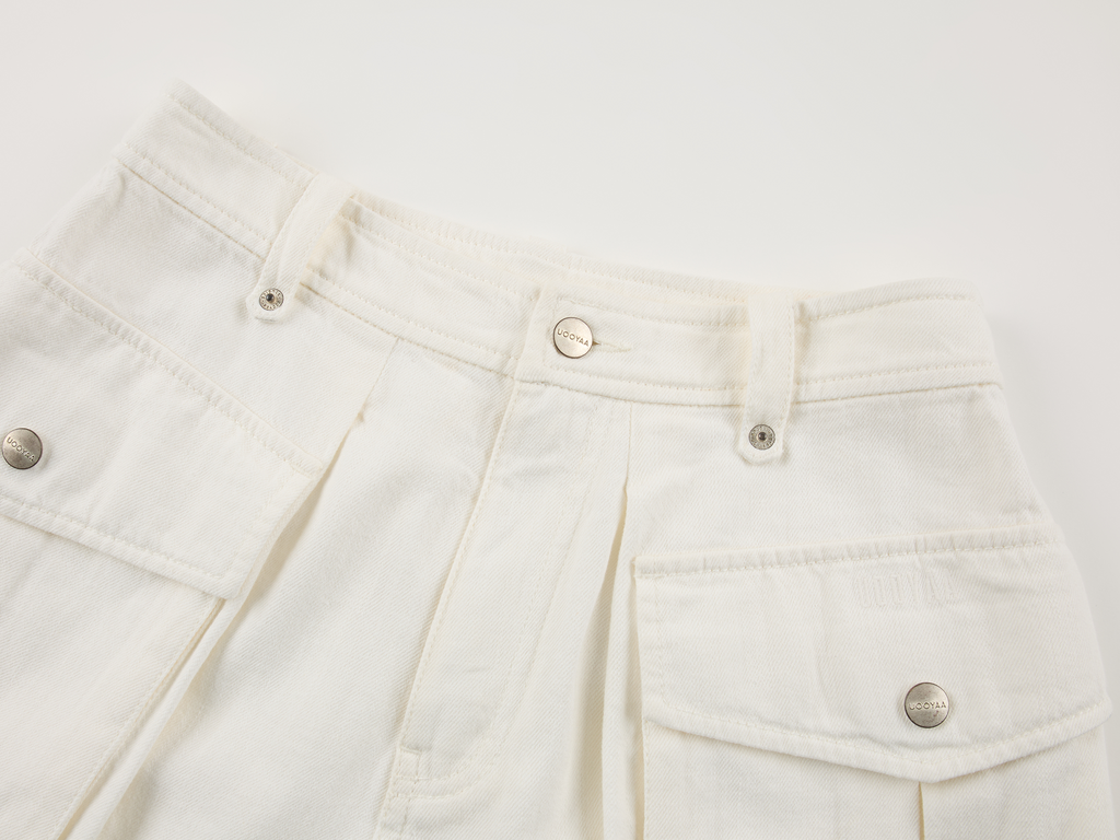Belted cargo shorts