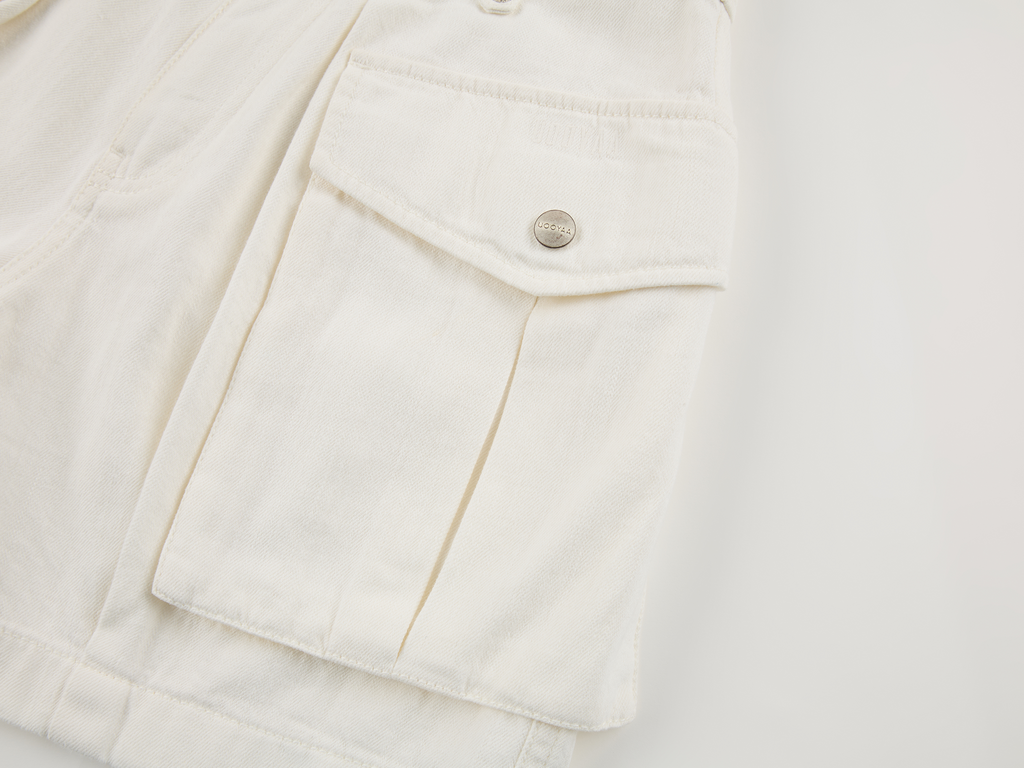 Belted cargo shorts