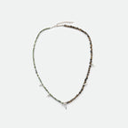 Smoky Quartz Green Kyanite Necklace