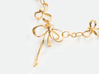 Metal Bow Necklace