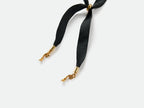 Bow Silk Ribbon Drawstring Necklace