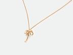 Mini Bow Fine Chain Necklace