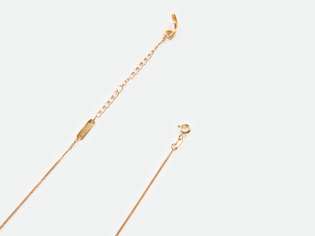 Mini Bow Fine Chain Necklace