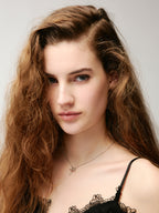 Mini Bow Fine Chain Necklace