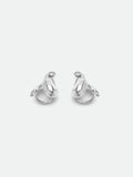 Baroque Ribbon Stud Earrings