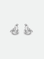 Baroque Ribbon Stud Earrings