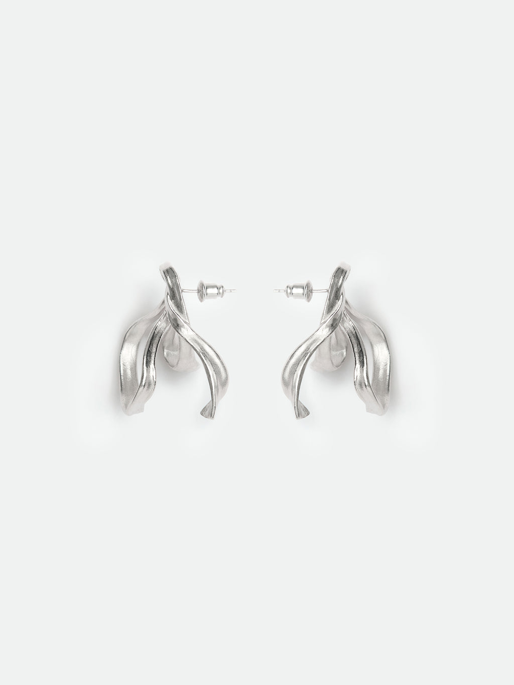 Half-Bow Stud Earrings