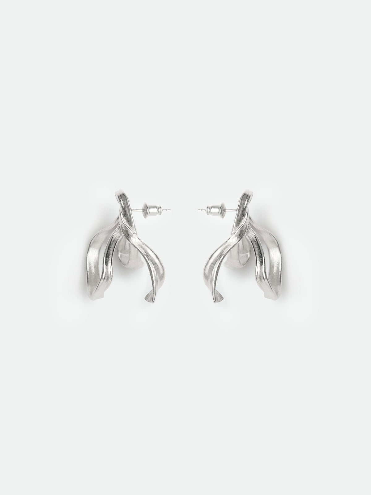 Half-Bow Stud Earrings