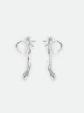 Large Half-Bow Stud Earrings