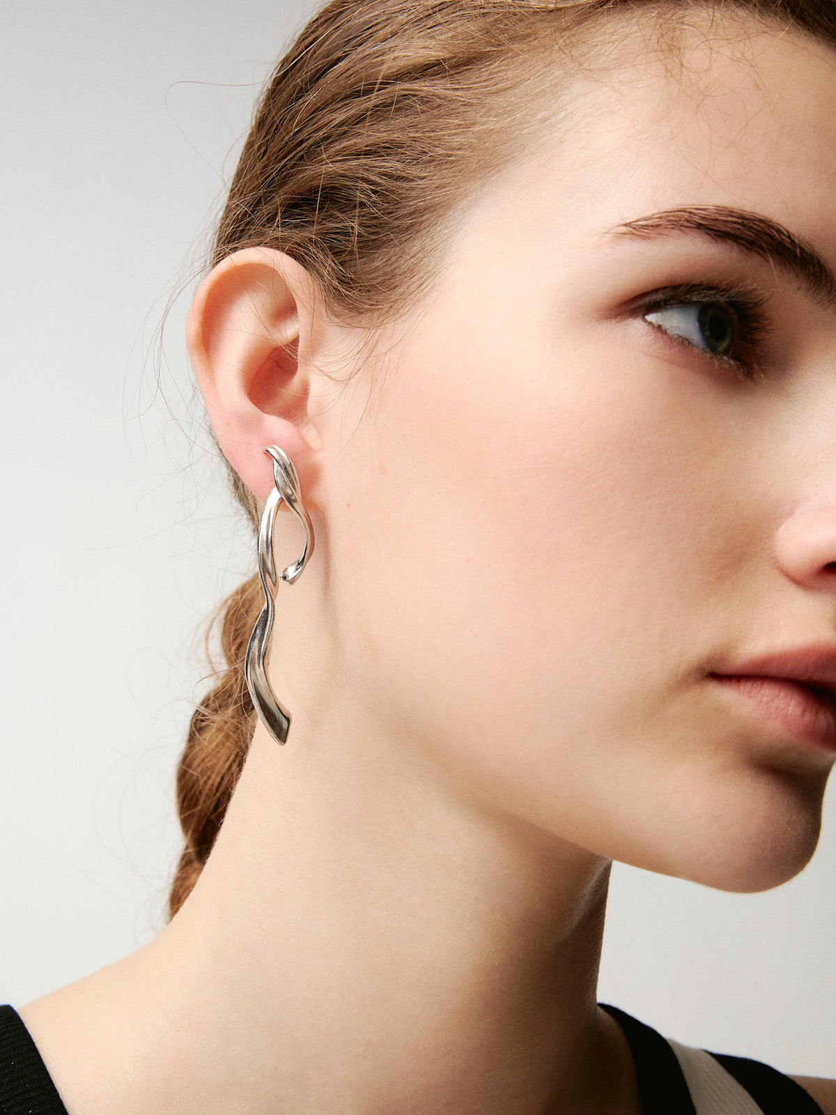 Bow Ribbon Stud Earrings