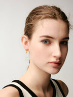 Mini Bow Sterling Silver Earrings