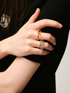 Mini Bow Open Ring