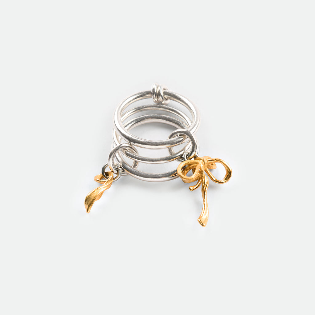 Triple-Band Bow Ring