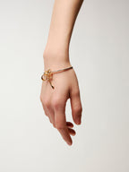 Sliding Bow Open Bracelet