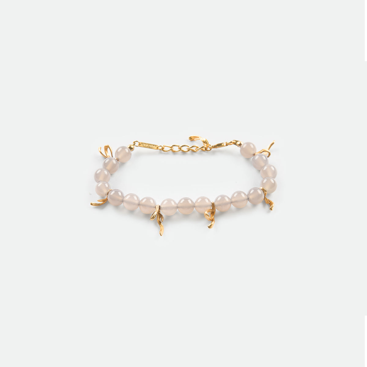 Purple Chalcedony Ribbon Bracelet