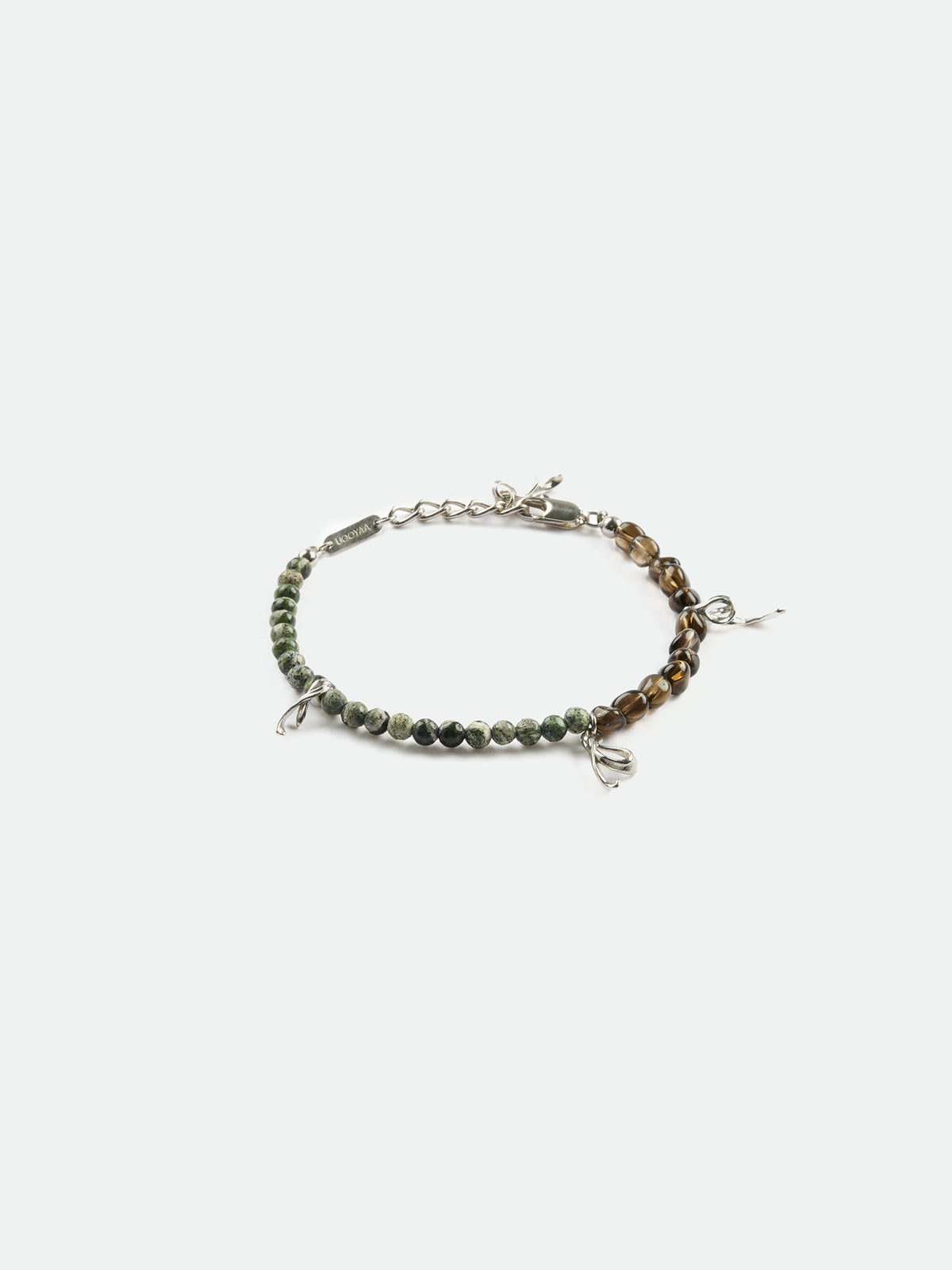 Smoky Quartz Green Kyanite Bracelet