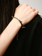 Smoky Quartz Green Kyanite Bracelet