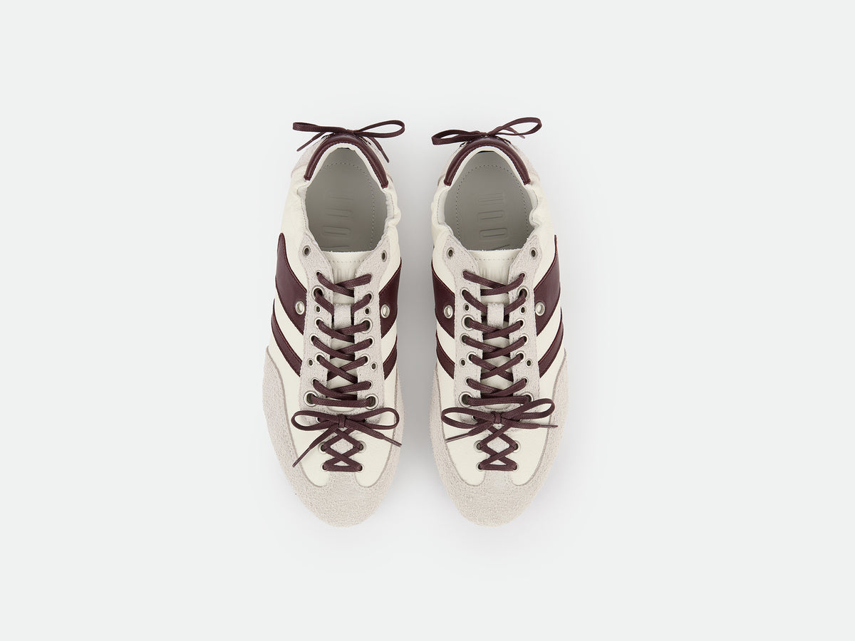 Ancora red leather sneakers