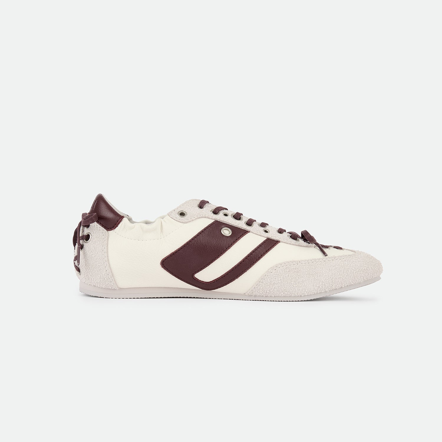 Ancora red leather sneakers
