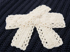 Handcrafted bow cardigan