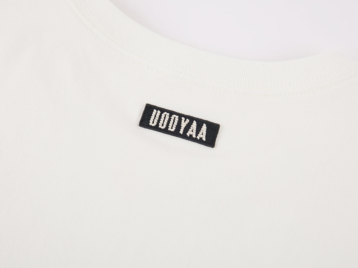 Beaded embroidered sporty cherry T-shirt