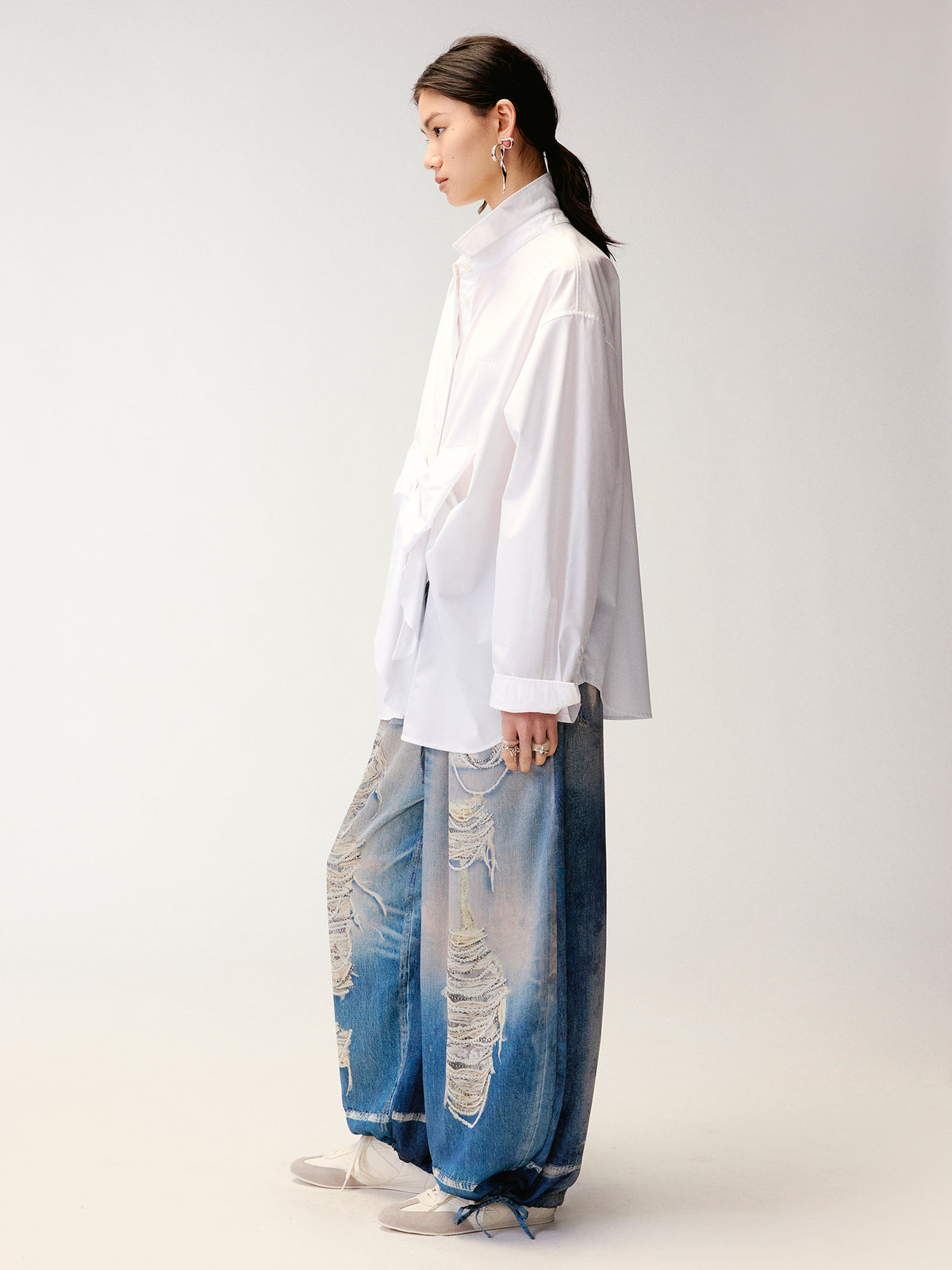 Pearl chain print bloomers
