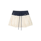 Patchwork mini skirt