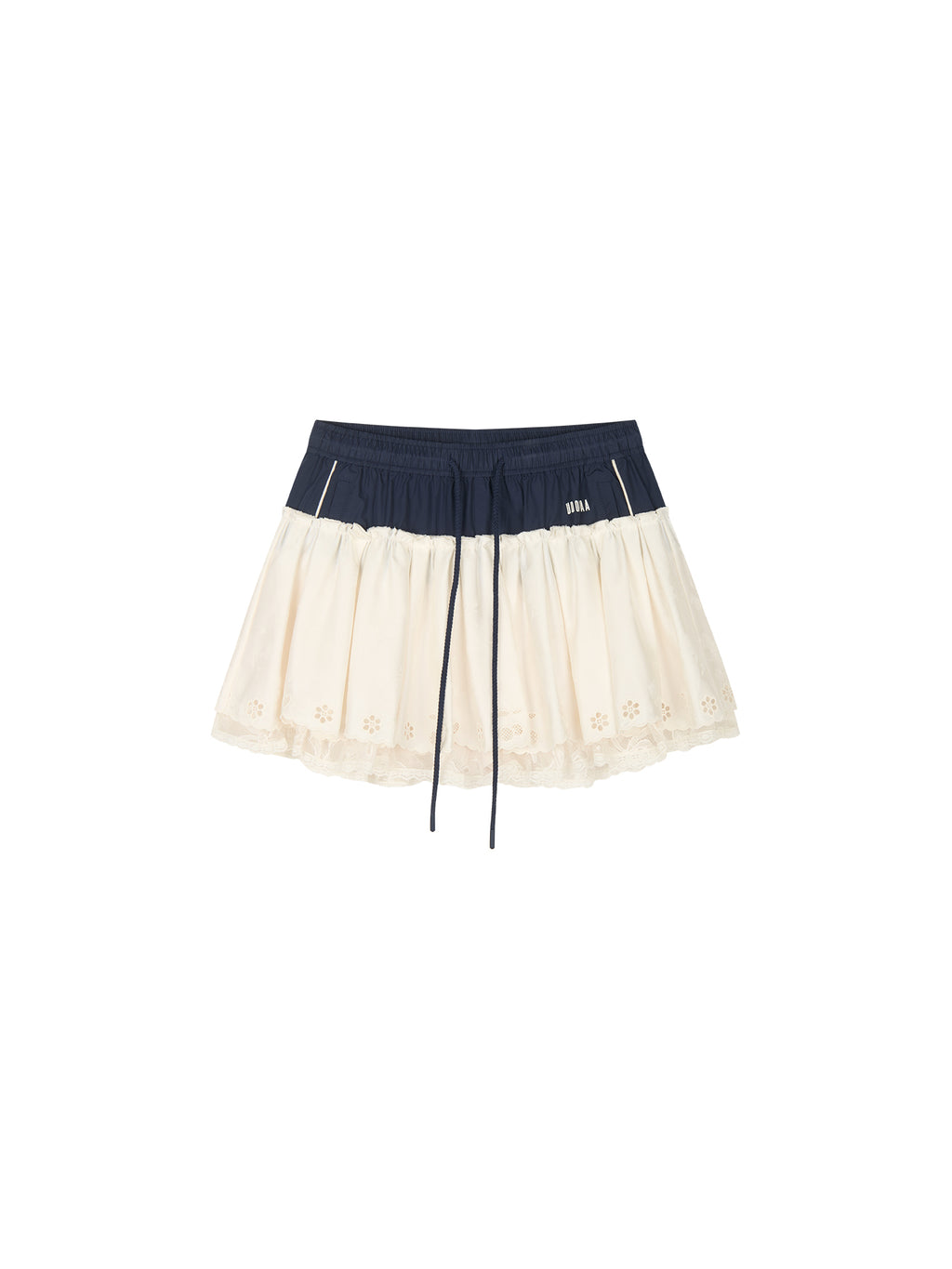 Patchwork mini skirt