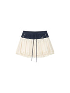 Patchwork mini skirt