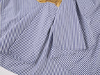 Sad bear jacquard appliqué pintuck shirt