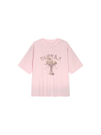 Rhinestone fountain angel T-shirt