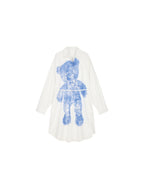 HUG bear print shirt dress