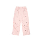 Rhinestone sporty cherry cargo pants