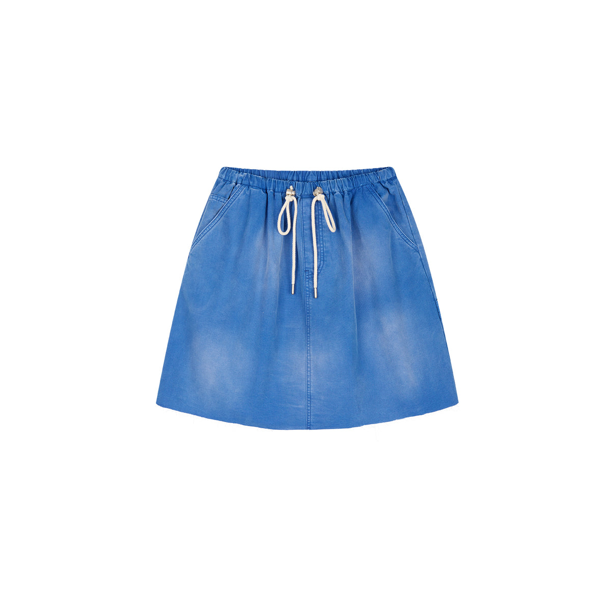 Klein Blue washed cargo skirt
