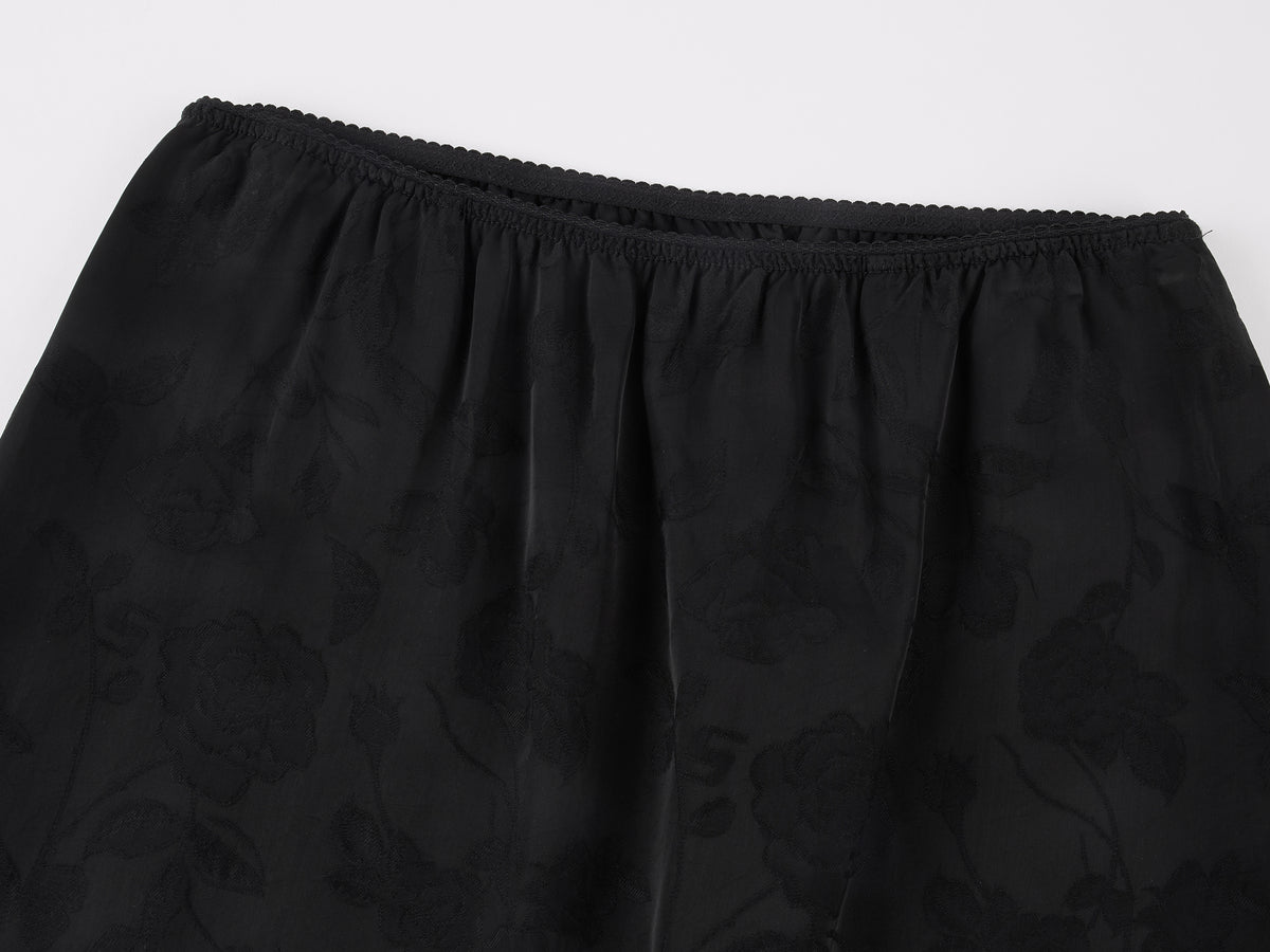 Lace bear jacquard half skirt