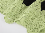 Lace bear jacquard half skirt